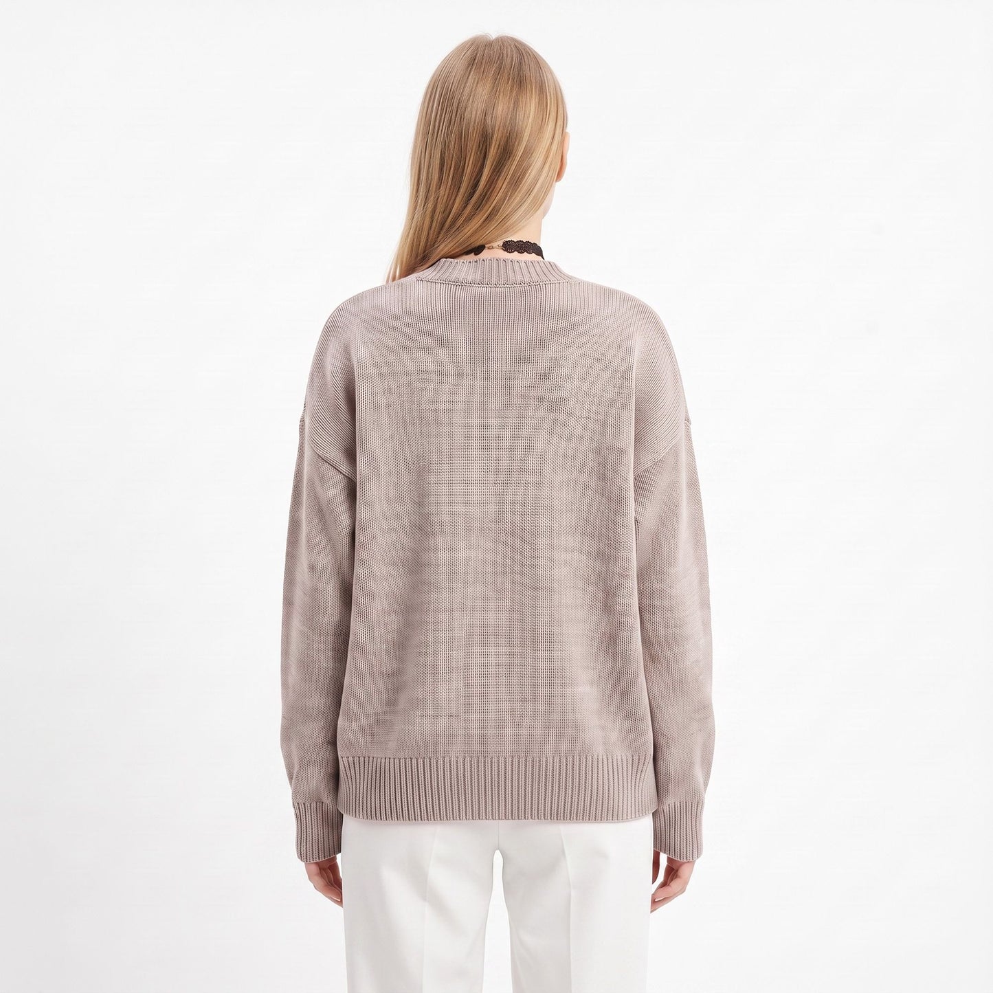 Oversized V Neck Button Front Cardigan with Pockets