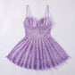 Floral Lace Underwire Lingerie Dress