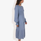 Long Sleeve Smocked Maxi Dress with Tiered Skirt