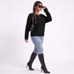 Plus Size Scoop Neck Relaxed Fit Knit Sweater