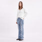 Oversized V Neck Longline Knit Pullover Sweater