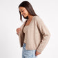 Open Front Soft Knit Cardigan Sweater