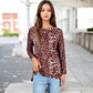 Camouflage Pullover Tunic Top