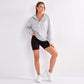 Snap Button Hooded Long Sleeve Pullover Sweatshirt