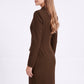 Long Sleeve Blazer Maxi Dress with Notched Lapels and Front Slit