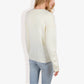 Button-Up Cardigan V-Neck Long Sleeve with Ribbed Hem