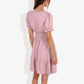 Short Sleeve Dress Smocked Waist Tiered Skirt