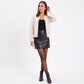Open Front Knit Cardigan Sweater with Long Sleeves