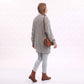 Long Open Front Knit Cardigan with Pockets