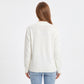 Argyle Cable Knit Mock Neck Sweater