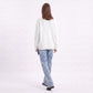 Oversized V Neck Longline Knit Pullover Sweater