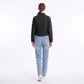 Classic Denim Jacket Long Sleeve Button Front Trucker Jacket with Chest Pockets