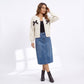Bow Detail Open Front Knit Cardigan Sweater