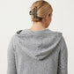 Plus Size Long Sleeve Hooded Maxi Dress with Relaxed Fit Silhouette and Soft Flowy Hem