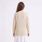 Floral Embroidered Button Front Cardigan