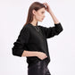 Geometric Textured Crewneck Pullover Sweater