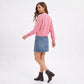 Tie Front Knit Cardigan Sweater with Long Sleeves