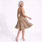 Spaghetti Strap Square Neck Smocked Back Tiered Dress