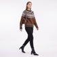 Fair Isle Crewneck Pullover Sweater