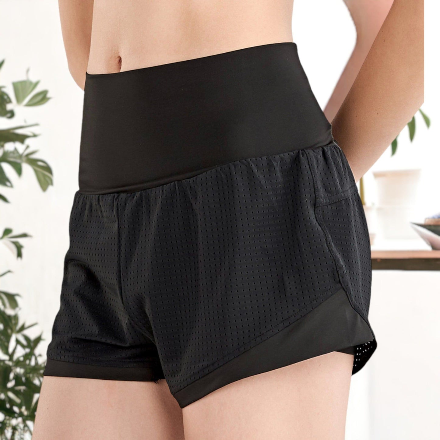 Quick Dry Loose Running Shorts 2-in-1 Gym