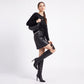 Contrast Trim Crewneck Knit Sweater