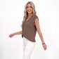 V Neck Sweater Vest Sleeveless Textured Knit Pullover Top