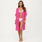 Open Front Swim Cover Up Kimono with Ruffle Sleeves Lightweight Beach Cardigan