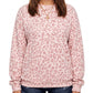 Leopard Print Crew Neck Long Sleeve Pullover Sweatshirt