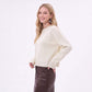 Relaxed Fit Crew Neck Pullover Sweater