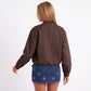 Casual Lightweight Cropped Bomber Jacket