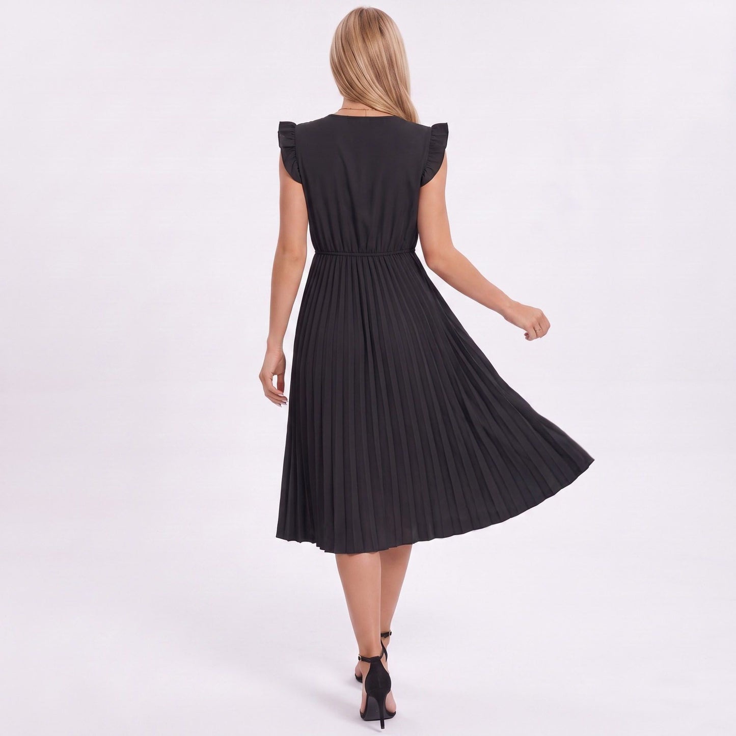 Two-Piece Spaghetti Strap Tank and Wide-Leg Pant Set