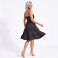 Spaghetti Strap Square Neck Smocked Back Tiered Dress