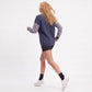 Plaid Sleeve Crew Neck Long Sleeve Pullover Sweatshirt