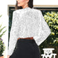 Sequin Bedazzled Long Sleeve Bolero