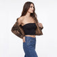 Leopard Print Cropped Denim Jacket Button Front Trucker Jacket with Chest Pockets