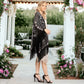 Semi Sheer Boho Sequin Fringe Sparkle Drop Shoulder Shrug