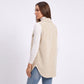 Button Front Corduroy Vest with Flap Pockets