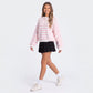 Striped Crewneck Drop-Shoulder Knit Sweater