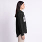Sequin Denim Shirt Jacket Button Front Long Sleeve Frayed Hem Shacket