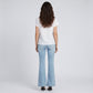 Boho V-Neck Eyelet Blouse Short Sleeve Embroidered Trim Top