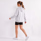 Snap Button Hooded Long Sleeve Pullover Sweatshirt