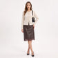 Single Button Open Front Knit Cardigan