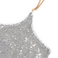 Strap Sequin Metal Chain Shiny Camisole Tank Top