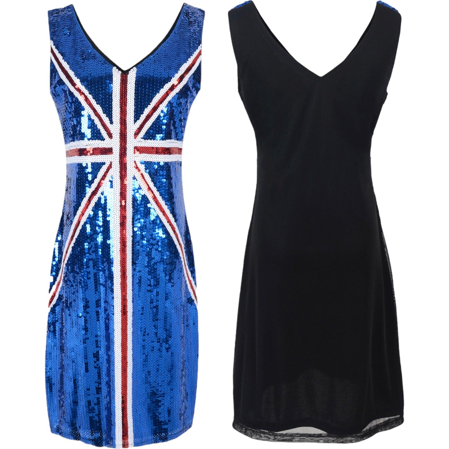 British Power Sequin UK Dress