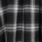 Plaid Midi Skirt with A-Line Silhouette Flowy Hem High Waist Design Classic Check Pattern Skirt