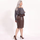 Plus Size Boat Neck Dolman Sleeve Pullover Sweater