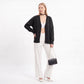 Oversized V Neck Button Front Cardigan with Pockets
