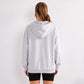Snap Button Hooded Long Sleeve Pullover Sweatshirt