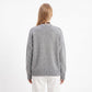 Oversized V Neck Button Front Cardigan with Pockets