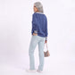 Long Sleeve Collared V Neck Knit Pullover Sweater